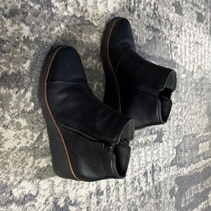 Naturalizer Black Ankle Booties